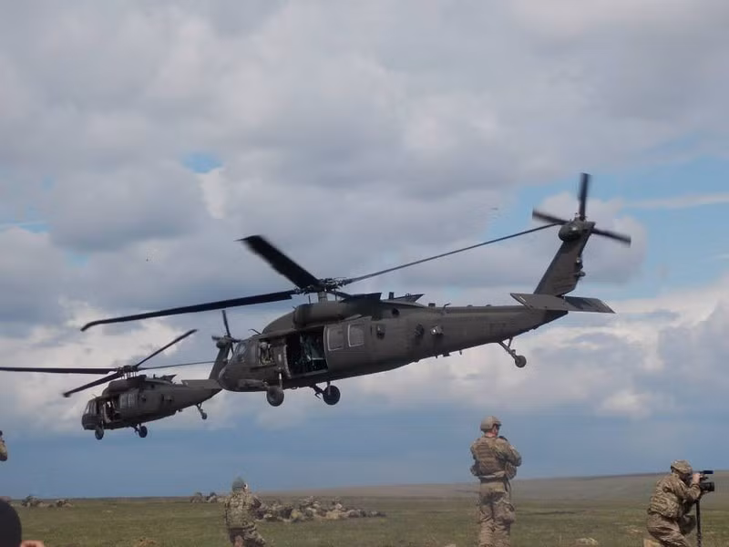 Các phương tiện hàng không tham gia tập trận có các trực thăng Blackhawk, trực thăng hỗ trợ y tế IAR 330 Puma và các máy bay huấn luyện.