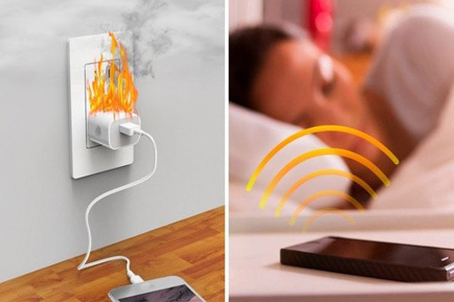 Một lý do khác đồ điện tử không nên đặt cạnh giường là chúng có thể chứa lượng bức xạ không tốt cho sức khỏe. Những vật dụng như đèn diệt côn trùng, sạc điện thoại, đài radio,... nếu thực sự cần thiết, tốt nhất nên đặt chúng ở góc tường, cách xa giường ngủ.