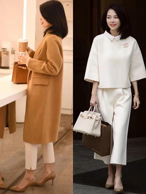 Trang điểm tinh tế. Trang điểm tinh tế vừa giúp gương mặt chân thật, vừa che đi khuyết điểm như nếp nhăn, quầng thâm, nám,... Chị em nên trang điểm tự nhiên, không nên đánh má hồng quá tay. Thay vào đó, bạn nên chọn má hồng trung tính, son màu nude hoặc trung tính để vừa làm nổi bật đường nét gương mặt, vừa không quá lòe loẹt.