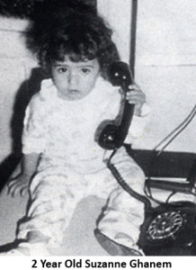 10 ngày sau khi Hanan chết, Suzanne Ghanem chào đời. Mẹ của Suzanne cho biết khi mới 16 tháng tuổi, con gái cô liên tục nhấc điện thoại lên và lặp đi lặp lại câu nói: "Xin chào, Leila đấy à?".