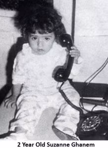 10 ngày sau khi Hanan chết, Suzanne Ghanem chào đời. Mẹ của Suzanne cho biết khi mới 16 tháng tuổi, con gái cô liên tục nhấc điện thoại lên và lặp đi lặp lại câu nói: "Xin chào, Leila đấy à?".