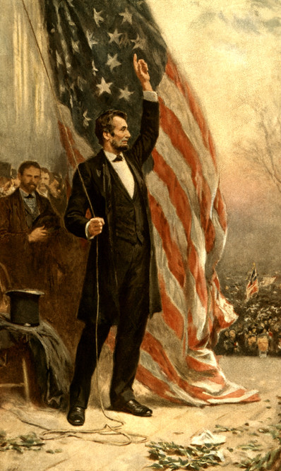 Khi vào bên trong căn phòng, Tổng thống Lincoln nhìn thấy một cỗ quan tài và xung quanh có nhiều lính gác. Thấy vậy, ông liền hỏi một người lính để biết ai nằm trong quan tài. Theo đó, người lính trả lời đó là "Ngài Tổng thống".