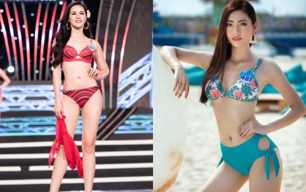 Được biết, bạn gái Trọng Đại bị loại khỏi Miss World 2019 sau phần thi trình diễn với bikini vì thân hình không mấy săn chắc. Trong khi đó, tân hoa hậu sở hữu thân hình chuẩn không cần chỉnh với số đo ba vòng 88-68-92 và chiều cao 1,77 m. Tại cuộc thi này, Thùy Linh luôn nằm trong số những thí sinh trình diễn catwalk đẹp nhất.