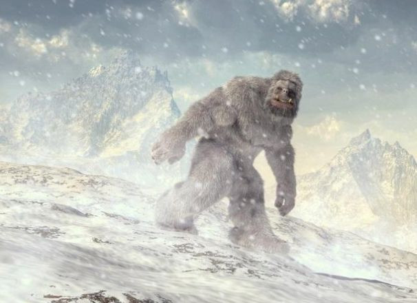 Người tuyết Yeti là sinh vật huyền bí được cho sống tại khu vực dãy núi Himalaya lạnh giá và một vài vùng núi phương Bắc.