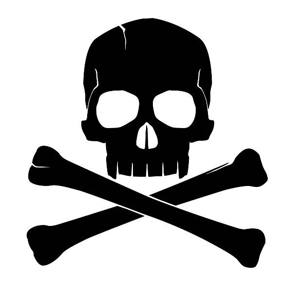 Theo đó, biểu tượng đầu lâu xương chéo xuất hiện ở cổng của nhiều nghĩa trang.