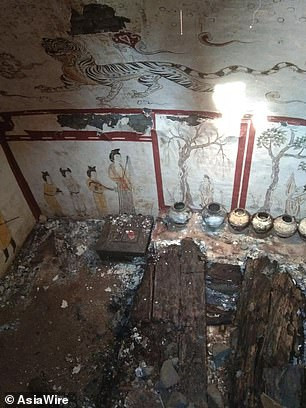 Vì vậy, các chuyên gia nhận định ngôi mộ cổ có khả năng thuộc về một thành viên hoàng tộc thời nhà Đường.