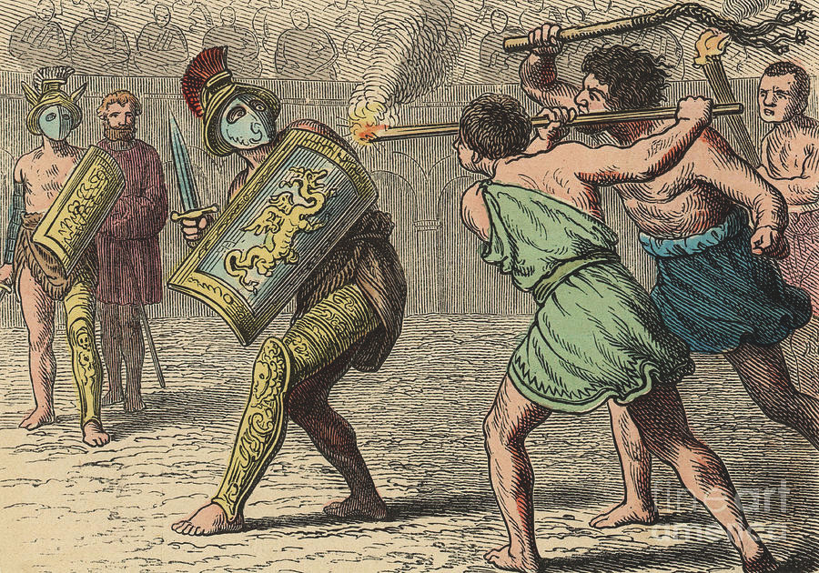 Syria từng là khu vực xảy ra chiến sự với đế chế La Mã thời cổ đại. Dù không biết rõ lai lịch, xuất thân của Flamma nhưng dân chúng La Mã "phát cuồng" người này bởi phong độ và khả năng chiến đấu giỏi.