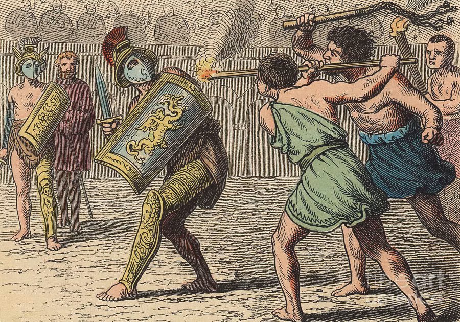 Syria từng là khu vực xảy ra chiến sự với đế chế La Mã thời cổ đại. Dù không biết rõ lai lịch, xuất thân của Flamma nhưng dân chúng La Mã "phát cuồng" người này bởi phong độ và khả năng chiến đấu giỏi.