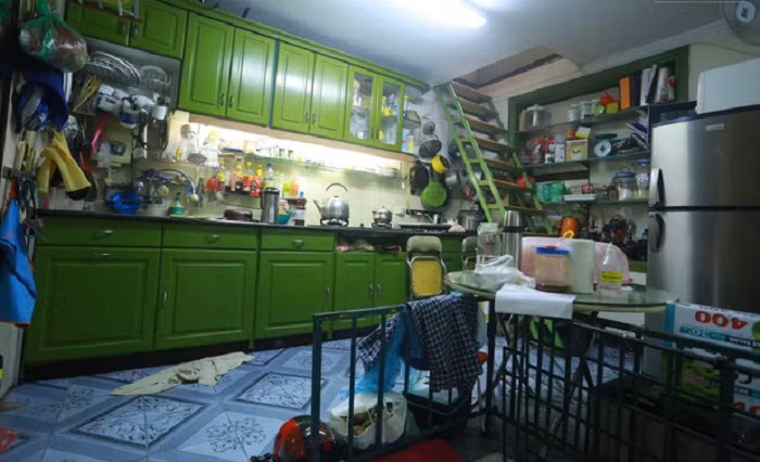 Căn bếp trong ngôi nhà của hoa hậu Đỗ Mỹ Linh.