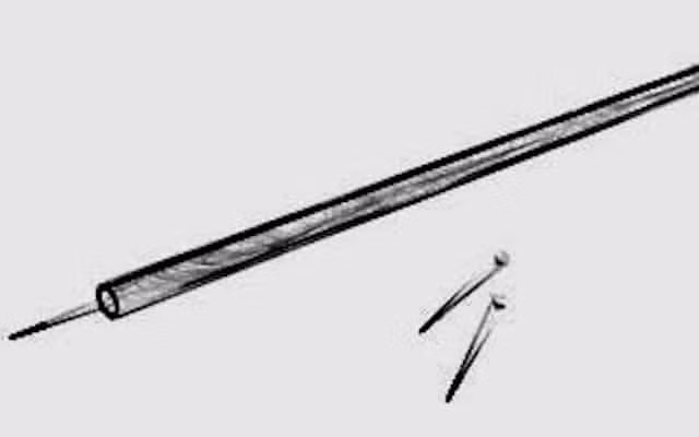 Fukiya hay còn gọi ống thổi phi tiêu là vũ khí lợi hại của Ninja Nhật Bản thời phong kiến.