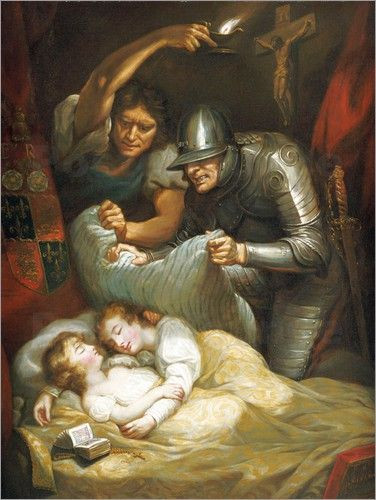 Theo một số câu chuyện, Edward V và anh trai Richard bị Quốc hội tuyên bố không phải là Hoàng tử chính thống của Anh. Khi còn sống, hai anh em thường chơi đùa trong sân. Thế nhưng, vào một ngày, hai anh em đột nhiên biến mất và không bao giờ xuất hiện nữa.