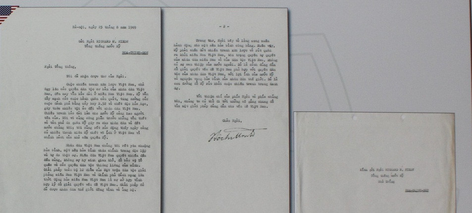 Lan dau cong bo la thu Bac Ho gui Tong thong My Nixon-Hinh-2
