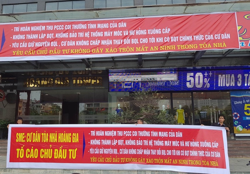 Chung cu vi pham PCCC: Ha Noi khong the xu BDS Hoang Gia, Song Da Thang Long...?