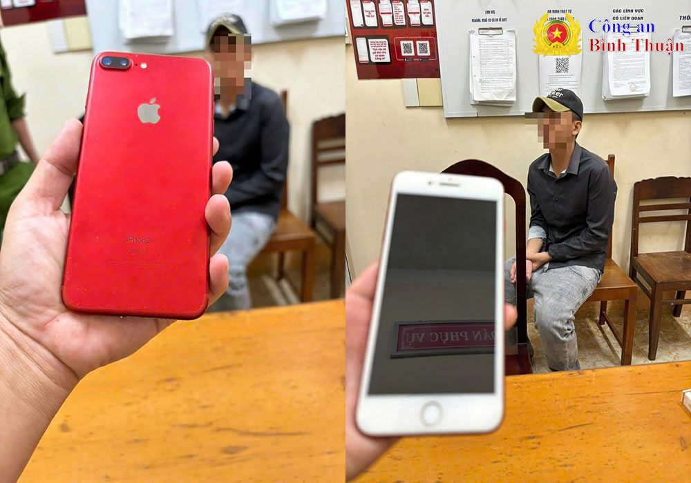 Tóm gọn đối tượng cướp giật điện thoại ở Bình Thuận Tom gon doi tuong cuop giat dien thoai o Binh Thuan