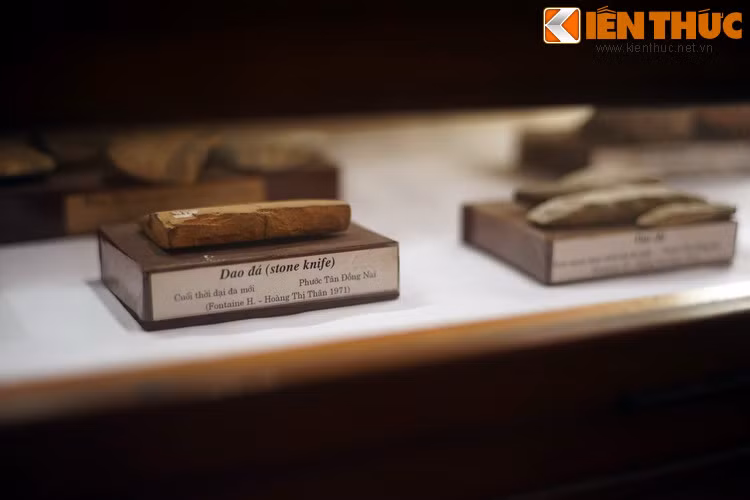 Các dụng cụ bằng đá do người tiền sử chế tác như rìu, dao... mang đến cái nhìn sinh động về cuộc sống của con người thuở sơ khai.