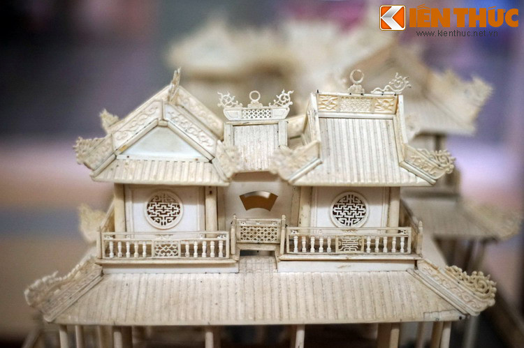 Độ cầu kỳ của mô hình khiến hậu thế không khỏi trầm trồ trước sự tài hoa của các nghệ nhân Việt xưa.