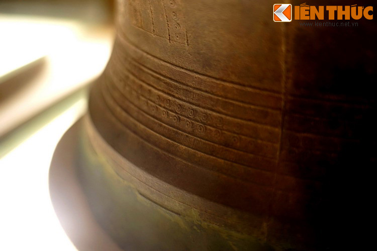 Các dải trang trí ở chân trống đồng Nam Ngãi III.