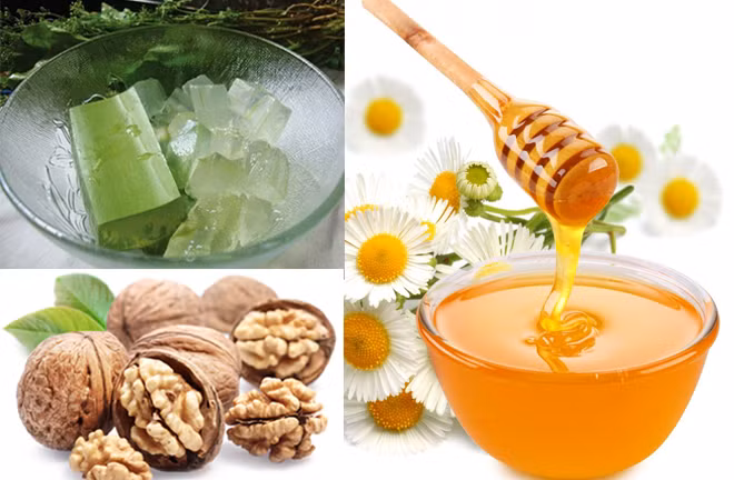 Cách chế bài thuốc: Cho 3 nguyên liệu trên trộn đềusau đó bảo quản trong lọ thủy tinh. Sau đó, mỗi ngày bạn ăn một thìa hỗn hợp sau khi ăn sáng nửa tiếng đồng hồ.