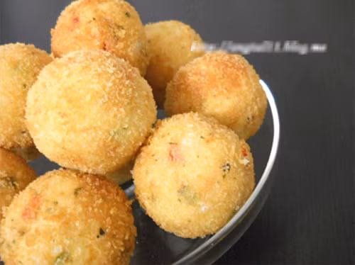 Cách làm khoai tây viên bò chiên.