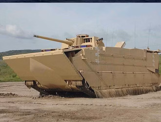 Xe được trang bị động cơ MTU MT883, điều độc đáo là khi chọn chế độ chạy dưới nước, động cơ này có công suất lên tới 2.702 mã lực.