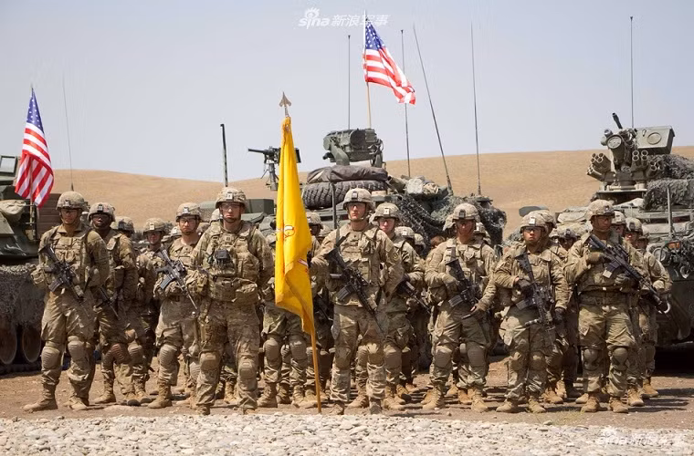 Đại diện Quân đội Mỹ tham gia Noble Partner 2017. Nguồn ảnh: Sina.