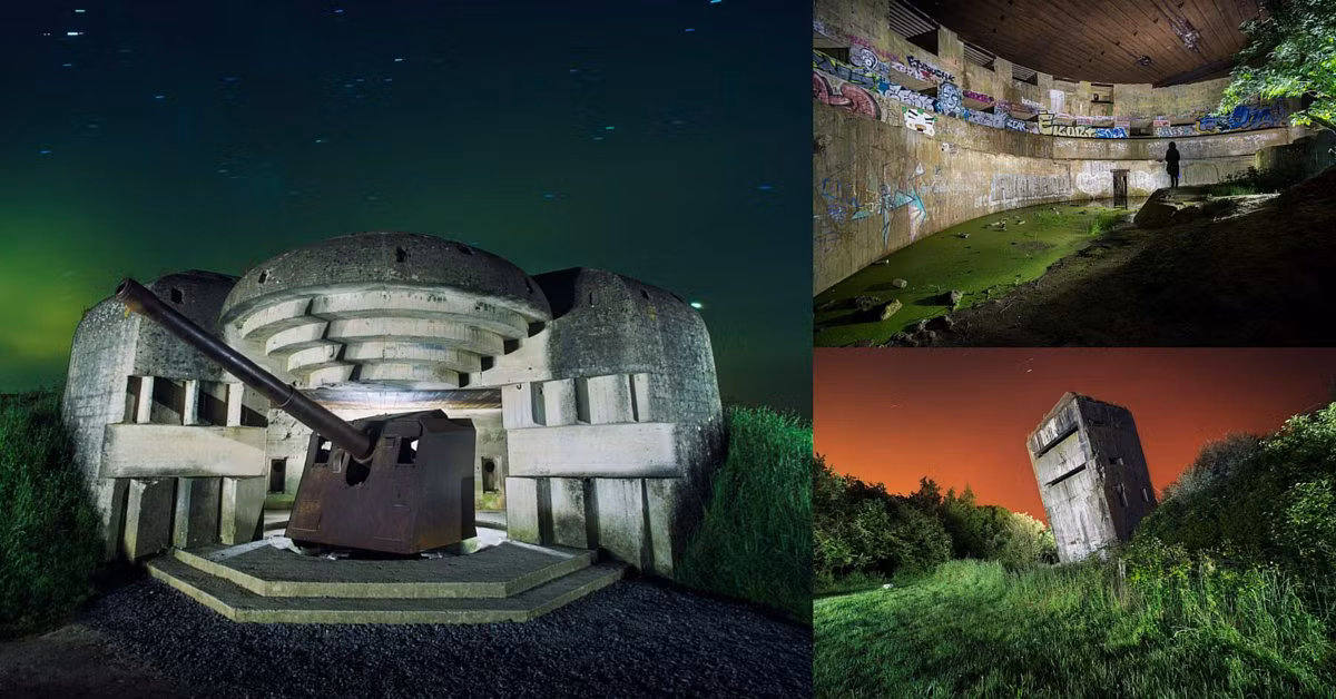  Phòng tuyến Đại Tây Dương hay còn được gọi là "Bức tường Đại Tây Dương" là một tuyến phòng thủ quân sự lớn nhất thế giới từng được con người xây dựng. Nó được quân đội Đức Quốc xã xây dựng dọc bờ biển Đại Tây Dương phía tây châu Âu trong những năm 1942 - 1944 trong Chiến tranh Thế giới thứ 2 để chống lại kế hoạch đổ bộ của quân Đồng Minh từ Anh sang châu Âu. Nguồn ảnh: Warhistory.