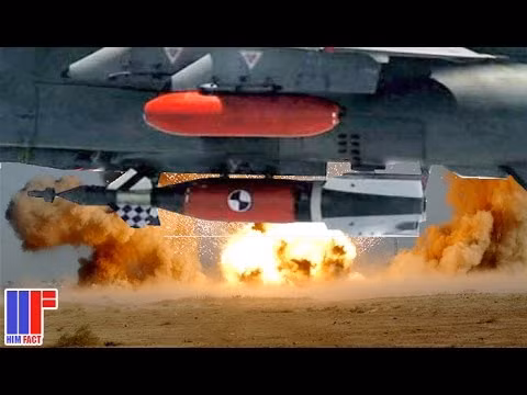 Độ chính xác của quả bom thông minh Sudarshan nằm trong khoảng 10 mét, điều này đồng nghĩa với việc Sudarshan có độ chính xác ngang ngửa với bom GBU-12 cdo Mỹ sản xuất. Tuy nhiên, theo các báo cáo của Ấn Độ thì bộ điều khiển Sudarshan không tương thích với các loại bom phá boong-ke hay các loại bom thông minh khác mà chỉ có thể sử dụng được với bom Sudarshan. Nguồn ảnh: Youtube.