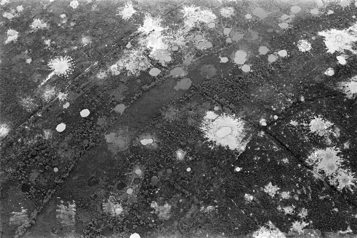 Chiến tranh Việt Nam cũng là nơi vất vả nhất đối với lực lượng Không quân Mỹ khi họ phải tham chiến với số lượng giờ bay kỷ lục. Tổng cộng trong Chiến tranh Việt Nam, Không quân Mỹ đã phải thực hiện hơn 7,5 triệu giờ bay. Đây là tổng giờ bay của tất cả mọi lực lượng Không quân, Không quân Hải quân và Thủy quân Lục chiến Mỹ, nhiều hơn bất cứ cuộc chiến nào mà Mỹ tham gia từ trước tới tận ngày nay. Ảnh: Chi chít vết bom B-52 sau những cuộc rải thảm của Mỹ. Nguồn ảnh: Theatlantic.