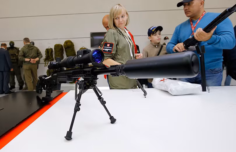 Súng trường bắn tỉa NE-338 của Kalashnikov với thiết kế khá hiện đại, nó có thể bắn hạ mục tiêu từ khoảng cách 1500m. Nguồn ảnh: Kalashnikov.