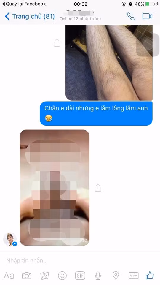 Theo lời kể của Bùi Tùng, sau khi hỏi những câu chuyện về công việc, tình cảm, vài ngày sau, Tuấn Tú bắt đầu đề nghị: "Em có ảnh body nào không cho anh xem, anh muốn tuyển diễn viên múa phụ họa. Nhưng phải mặc bikini nhé!". Đến hôm sau, Tuấn Tú tiếp tục gửi thêm những bức ảnh cởi trần, khoe ngực. Bị Tùng phớt lờ, thánh "Áo mới Cà Mau" gửi thêm hẳn một đoạn clip quay nhiều cảnh bẩn thỉu, bệnh hoạn.