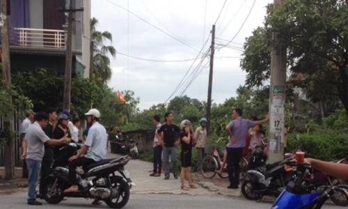 Hiện trường xảy ra vụ việc. Ảnh: Đình Hường.