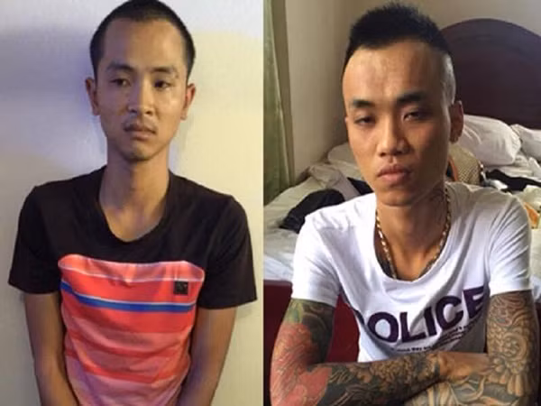 Hai trong số nhóm đối tượng trong vụ việc.