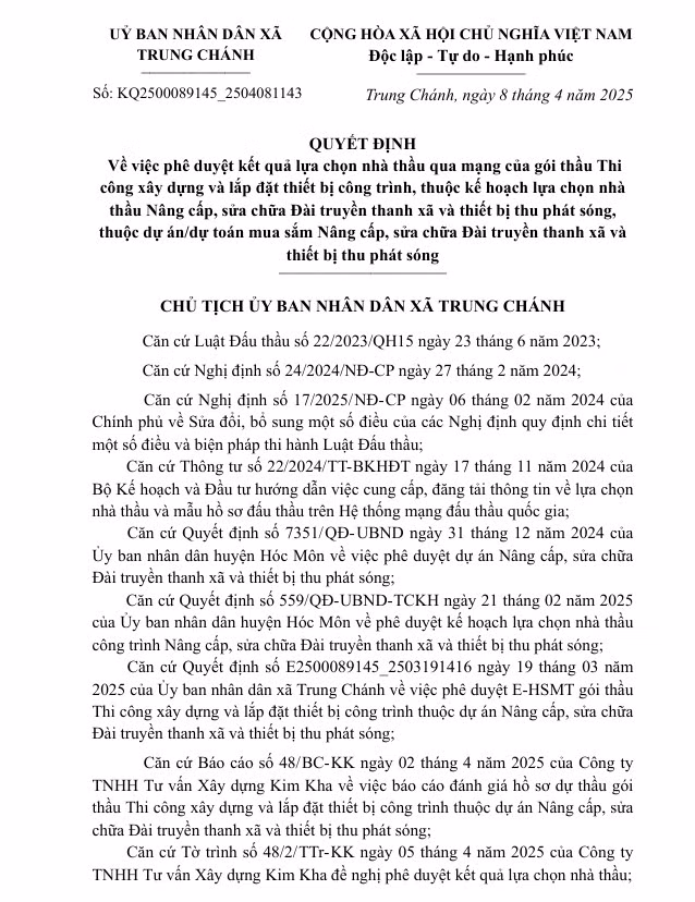 Trúng gói thầu hơn 2 tỷ tại Trung Chánh, năng lực Cty Phúc An Khang ra sao? - Hình 2 Trung goi thau hon 2 ty tai Trung Chanh, nang luc Cty Phuc An Khang ra sao?-Hinh-2