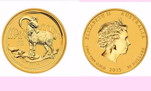 Tiền xu Úc dành riêng cho năm Ất Mùi có một mặt in hình nữ hoàng Elizabeth, mặt còn lại in hình dê và dòng chữ "Year of the Goat" (tạm dịch: năm Mùi), được rao bán với hai màu sắc là vàng và bạc.
