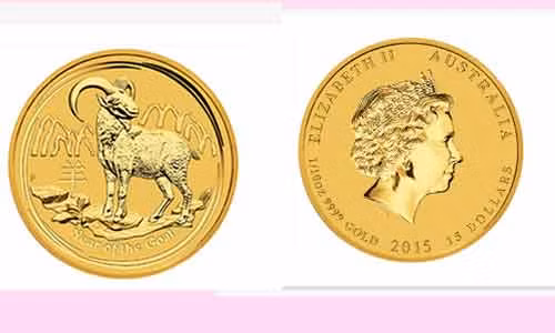 Mệnh giá nhỏ hơn là đồng xu 15 dollars.