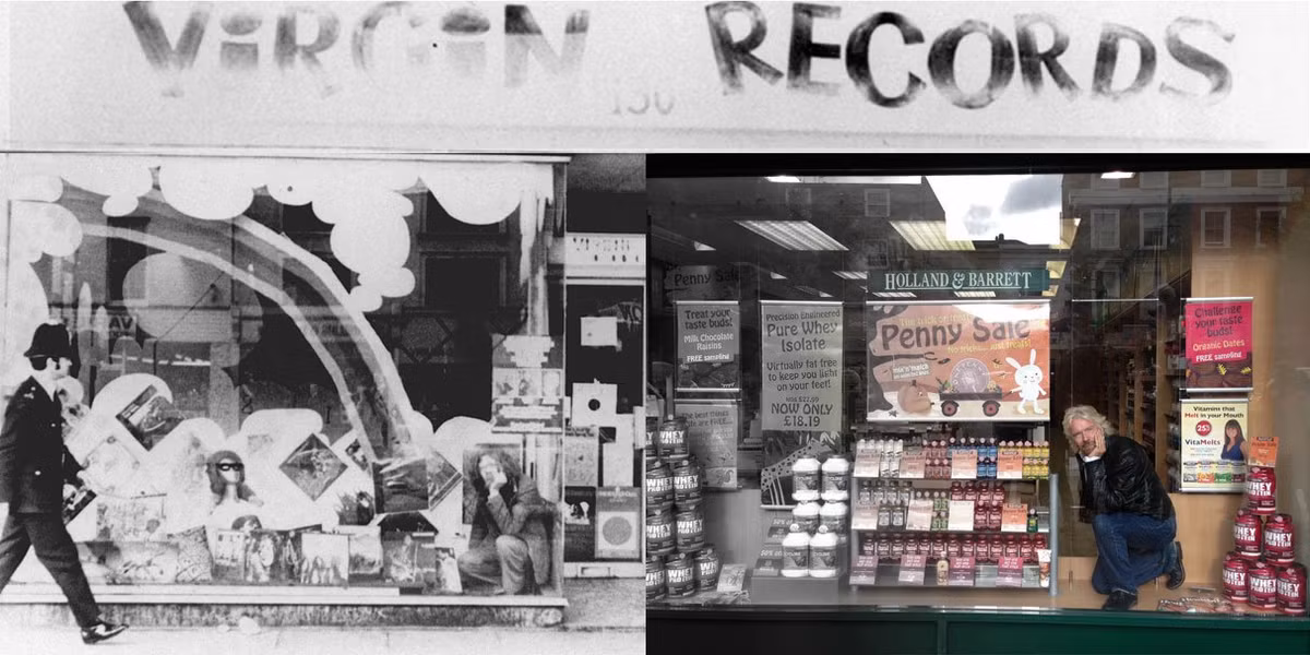 Công ty đầu tiên của tỷ phú Branson thành lập và phát triển là Virgin Records. Sau nhiều năm hoạt động, công ty Virgin Records tới nay đã trở thành một trong 6 công ty thu âm hàng đầu trên thế giới.