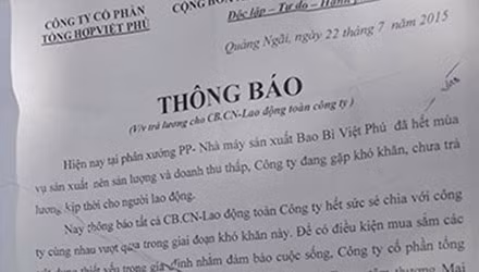Tra luong bang phieu mua hang noi bo