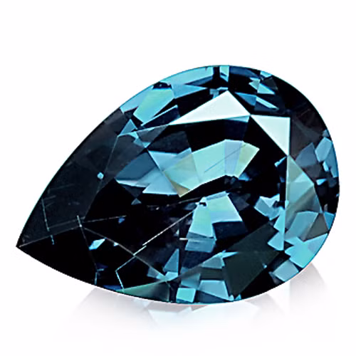 4. Ngọc hồng lựu màu lam – 1,5 triệu USD/carat: Ngọc hồng lựu là một nhóm khoáng chất silicat với nhiều màu sắc khác nhau: đỏ, cam, vàng, xanh lá cây, xanh dương, tím, nâu, đen, hồng và không màu, trong số đó màu xanh lam là màu đẹp nhất và cũng hiếm nhất. Khi đặt ở vị trí ngược sáng, do chứa một lượng lớn vanadi - một kim loại hiếm có màu xanh, bạc, xám, hồng lựu lam có thể đổi màu từ lục thành lam dưới ánh sáng ban ngày và sang màu tím tía nếu được soi dưới ánh sáng đèn dây tóc.