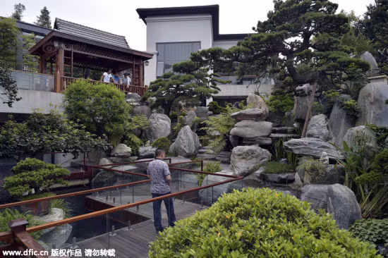 Toan canh biet thu toan cay canh quy hiem cua dai gia