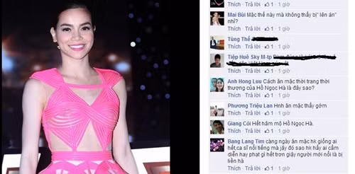 Trang phục của Hồ Ngọc Hà vấp phải nhiều ý kiến phản ứng dữ dội từ công chúng.