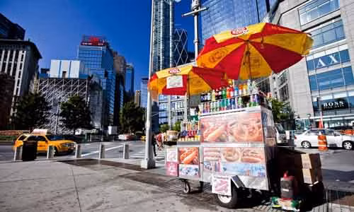 Bán xúc xích dạo (30.000-100.000 USD/năm): Hầu như tại mọi con đường ở thành phố lớn của Mỹ đều có một xe bán xúc xích. Đây là món ăn ưa thích của người dạo phố. Công việc bán xúc xích mang về nguồn thu nhập khoảng 30.000-100.000 USD mỗi năm.