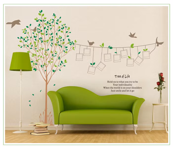 Màu xanh mang đến sự tươi mới, tràn đầy sinh khí cho căn nhà.