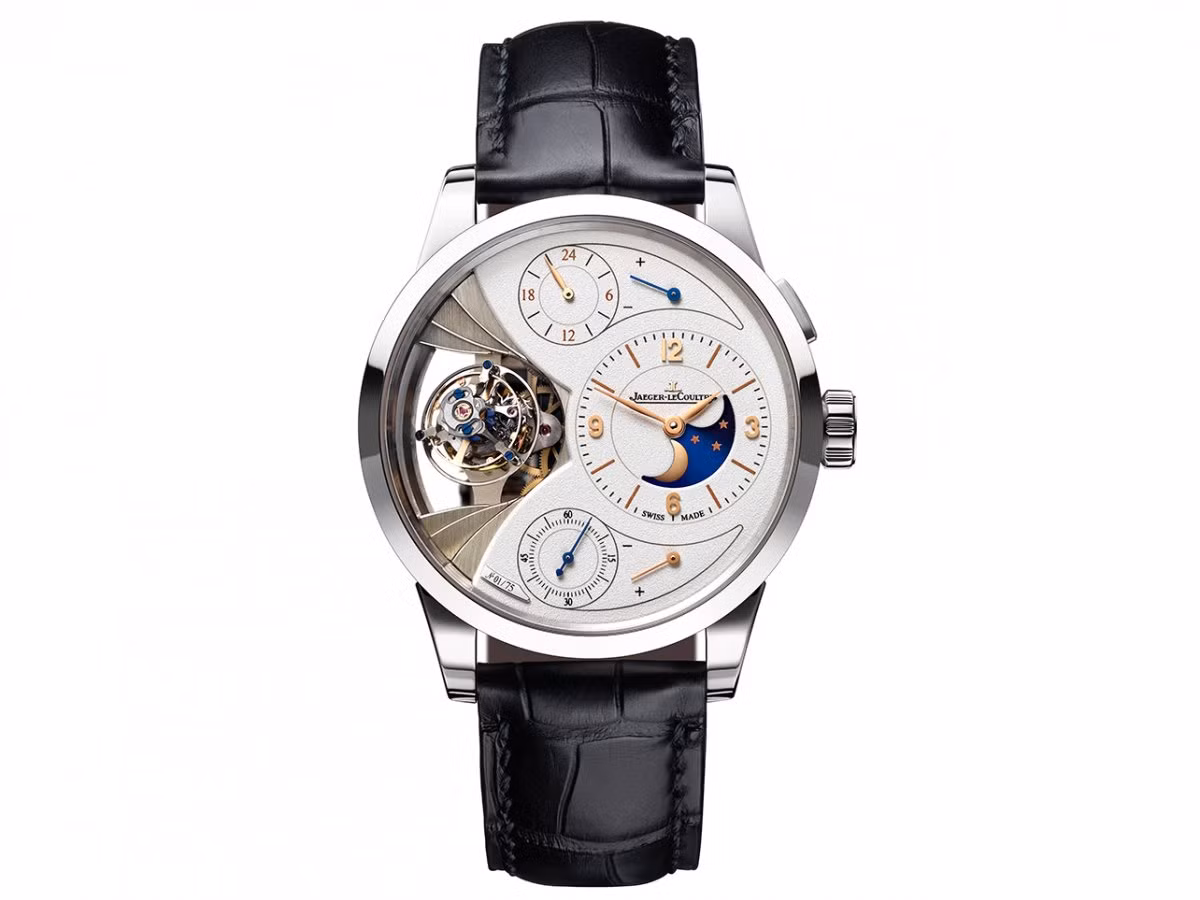 Mẫu đồng hồ hot năm 2015 khác là chiếc Duomètre Sphérotourbillon Moon của hãng JAEGER-LECOULTRE.