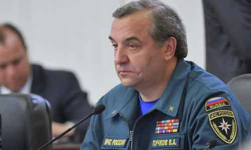 Bộ trưởng Bộ Tình trạng Khẩn cấp Nga Vladimir Puchkov.