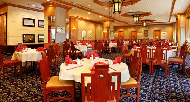 Khu vực ăn uống của khách sạn.