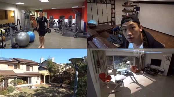 Bi Rain đang sống trong biệt thự ở khu Gangnam có giá 3,4 tỷ won (khoảng 70 tỷ đồng). Biệt thự này từng là nơi ở của một cựu quan chức ngân hàng. Tòa biệt thự của Bi Rain đang sống ở Gangnam từng được anh chia sẻ rộng rãi. Trong biệt thự còn có phòng tập gym.