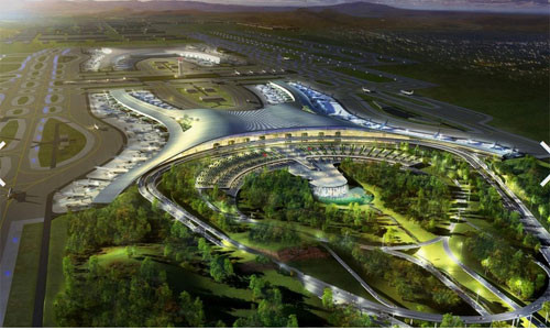 Dự kiến, sân bay quốc tế Chongqing Jiangbei sẽ có một nhà ga mới vào năm 2015. Chongqing Jiangbei vốn là phi trường bận rộn nhất của khu vực Tây Nam Trung Quốc.