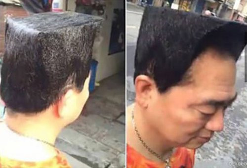 Vì muốn gây ấn tượng với một cô gái 23 tuổi, ông Wu Lei, 55 tuổi sống tại Đài Loan đã chọn cho mình kiểu đầu đinh vuông kỳ dị và “độc”. Dù có kiểu tóc quái đản song ông Lei vẫn không lấy được lòng cô gái trẻ.