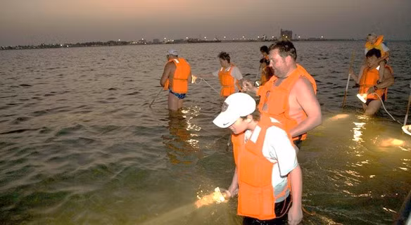  Tour săn cua đêm này được tổ chức ở Dubai, kéo dài hơn 4 giờ đồng hồ, có giá 2,7 triệu đồng/người.