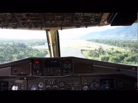 Buồng lái của máy bay ATR42-300.